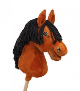 Hobby Horse Duży koń na kiju Premium - jasnogniady A3 