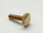  3x śruba do lampy plafonowa M4/12mm Ø10mm mosiądz 