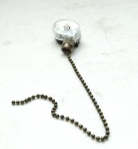 Wyłącznik łańcuszkowy pociągany do lamp patyna 