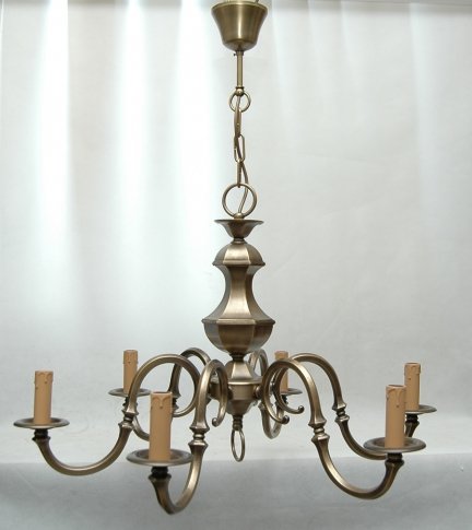 Żyrandol mosiężny,lampa wisząca mosiężna