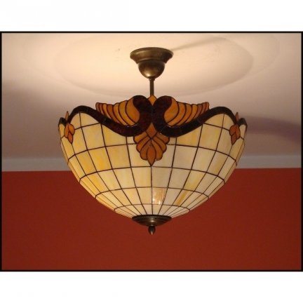 Plafon lampa żyrandol witraż Classic 40cm 