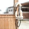 Skórzany kantar z jagnięcej skóry Kavalkade Marvellous - brązowy