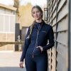 Bluza Jeździecka Damska Treningowa HORKA Excellence - navy / rosegold