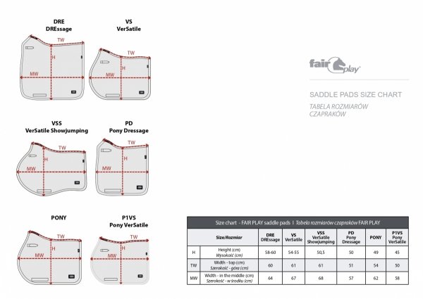 Czaprak Fair Play AMBER 2.0 morski PONY