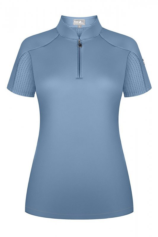 Jeździecka Koszulka Treningowa Fair Play RINA jasnoniebieski