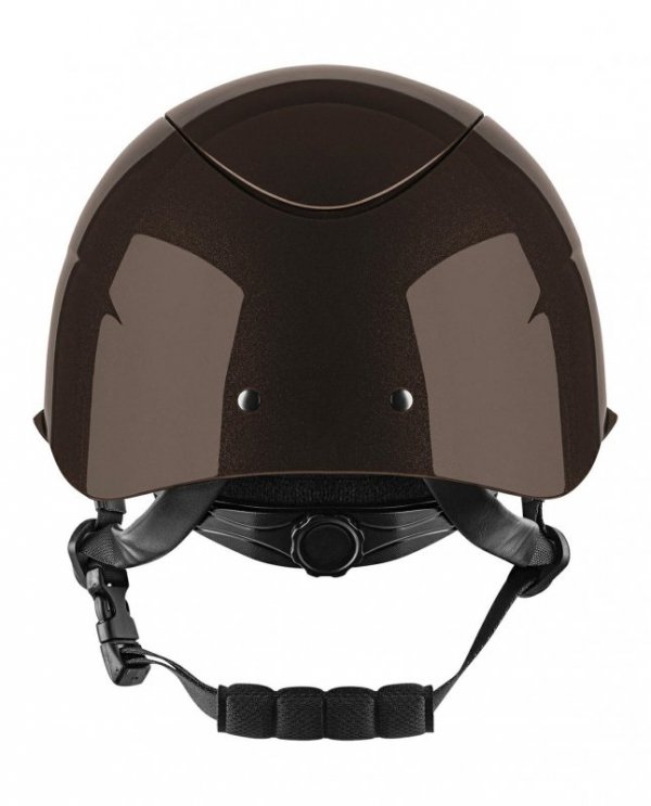 Kask Fair Play APOLEUS SHINY W-V szeroki daszek brązowy 
