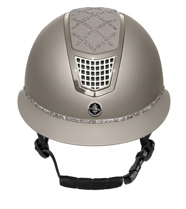 Kask z Szerokim Daszkiem Fair Play QUANTINUM 2.0 W-V SPOTLIGHT MATT  SILVER migdałowy 