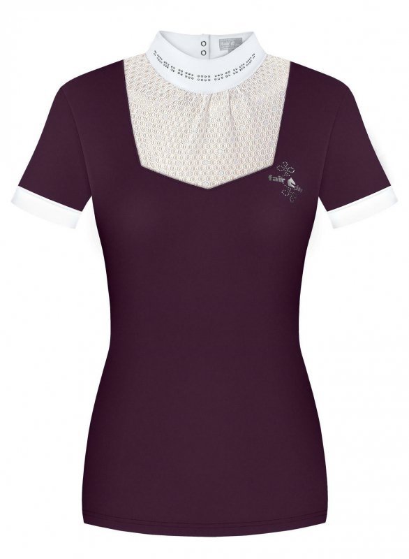 Koszulka konkursowa Fair Play LARA jagodowy