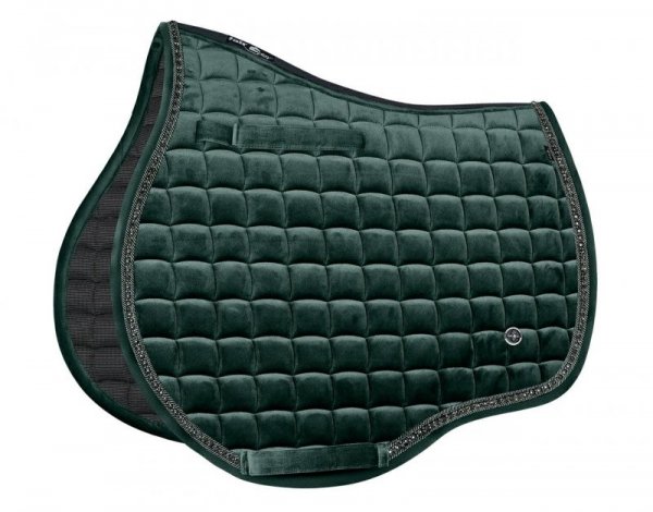 Czaprak z Włóknami Cermicznymi Fair Play MILLARITE ciemnozielony  - skokowy