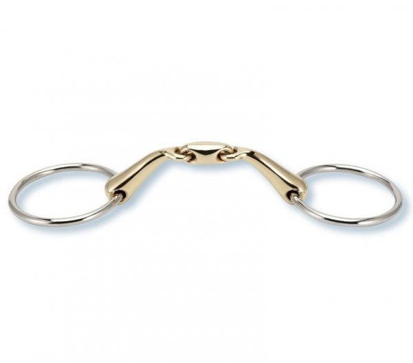 Wędzidło STUBBEN 2223 Anatomic Sweet Copper podwójnie łamane