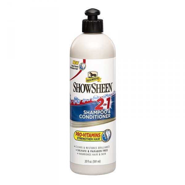 Absorbine ShowSheen® 2-In-1 Shampoo &amp; Conditioner -szampon z odżywką - butelka 591 ml