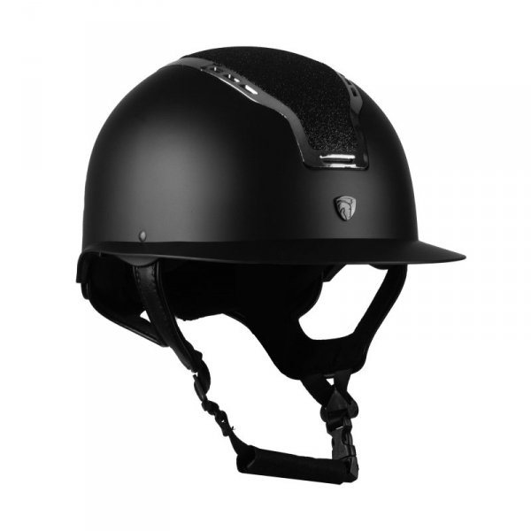Kask z szerokim daszkiem HORKA Gaudi Matt  - czarny / srebrny