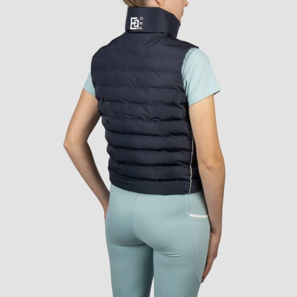 Lekka Kamizelka pikowana Horka AGATHA EQPRO - granatowa