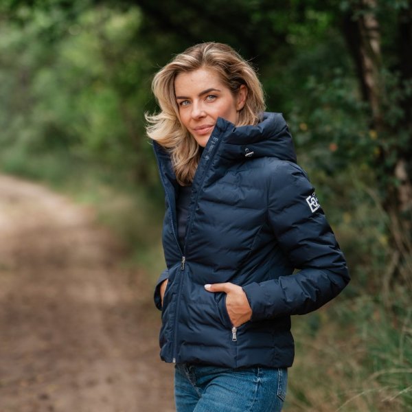 Lekka Kurtka Jeździecka Wiosenna - Horka - EQPRO - Violet - granatowa