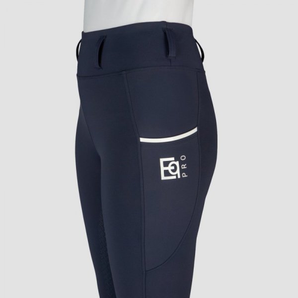 Breginsy Jeździeckie z pełnym Silikonowym Lejem - Horka - EQPRO - SOFIA - granatowe