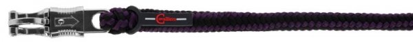Uwiąz dla konia Hippo, bezpieczny karabińczyk, bakłażan/antracyt, 200 cm, Covalliero