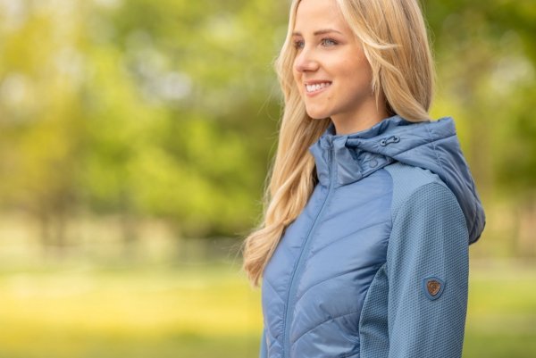 Kurtka hybrydowa Combi Covalliero SS2026 - smoked blue