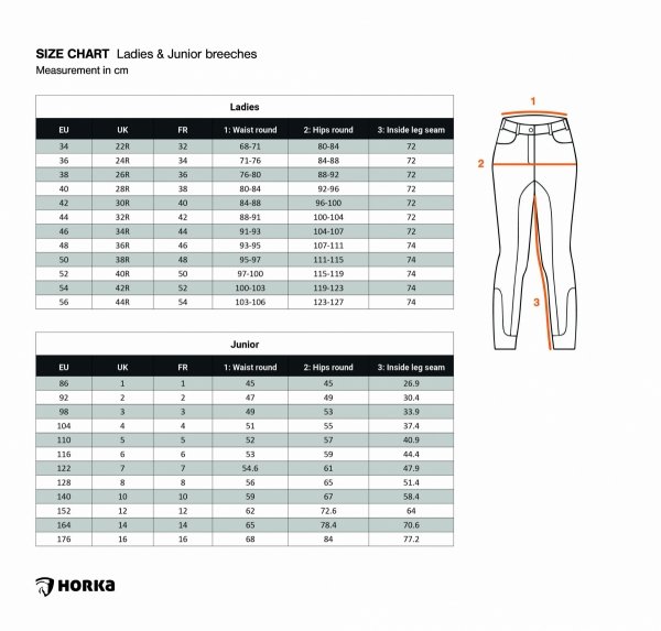 Bryczesy Damskie / breginsy jeansowe HORKA LAURA - denim