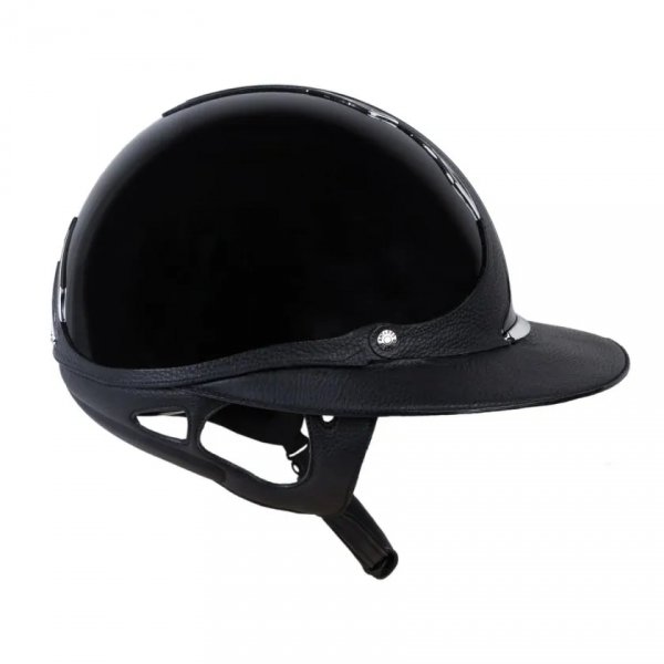 Kask Antares Premium Glossy Eclipse - szeroki daszek - Black