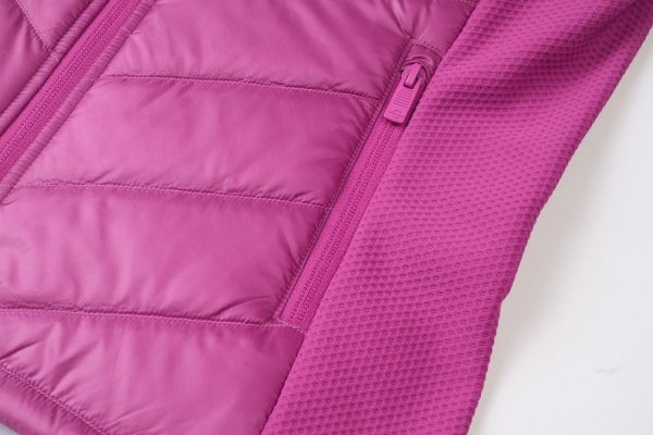 Kamizelka hybrydowa Combi waistcoat Covalliero SS2026 - light berry