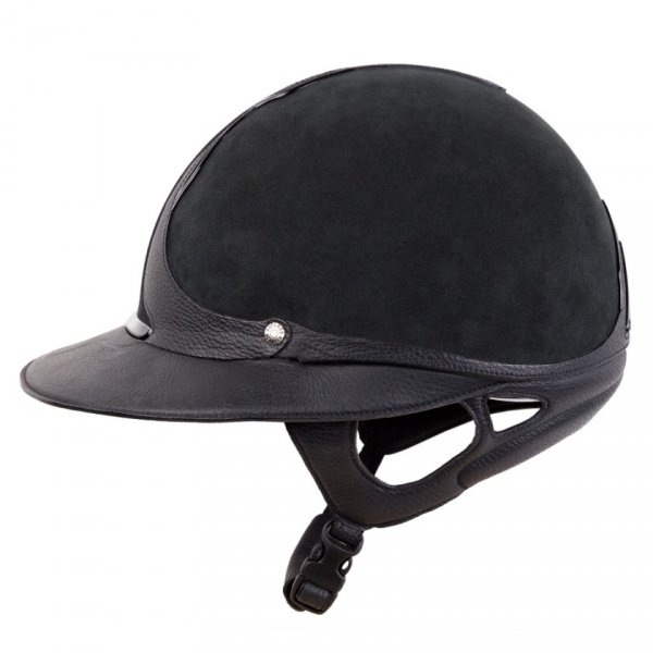 Kask Antares Classic Eclipse - szeroki daszek - Czarny