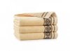 Ręcznik z bawełny egipskiej RONDO 2 50x90 wz. ajerkoniak