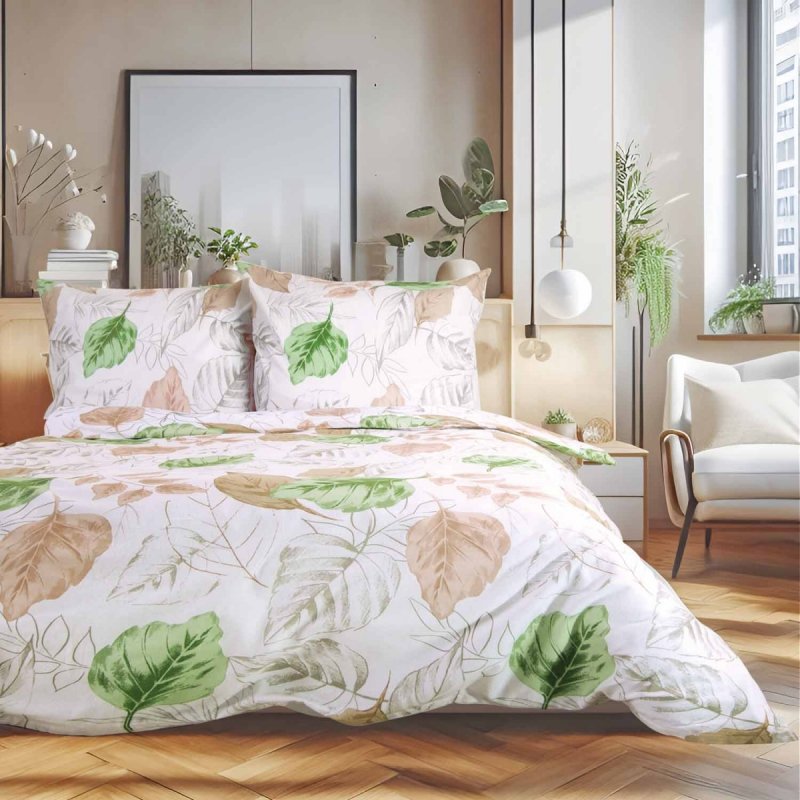 Pościel flanelowa, gruba FLANELA 140x200 wz. 31505/1 kolekcja FlaneLOVE