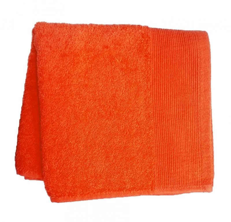 Ręcznik jednobarwny AQUA rozmiar 70x140 pomarańcz