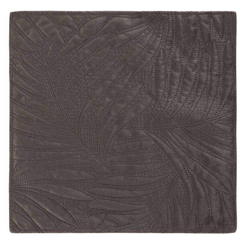 Poszewka pikowana BELLA 40x40 wz. dark grey