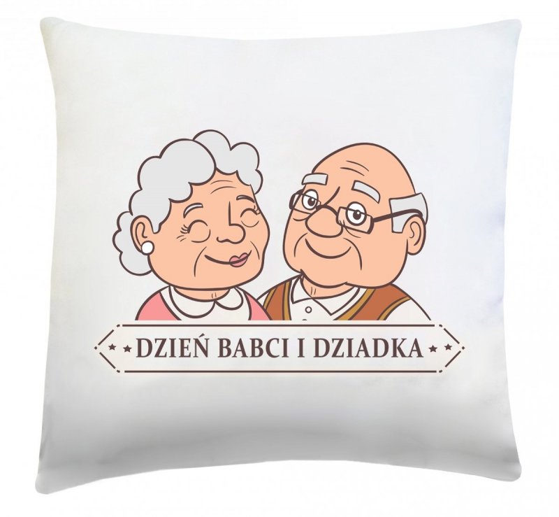 Poduszka na Dzień Babci i Dziadka 40x40 wz. 02