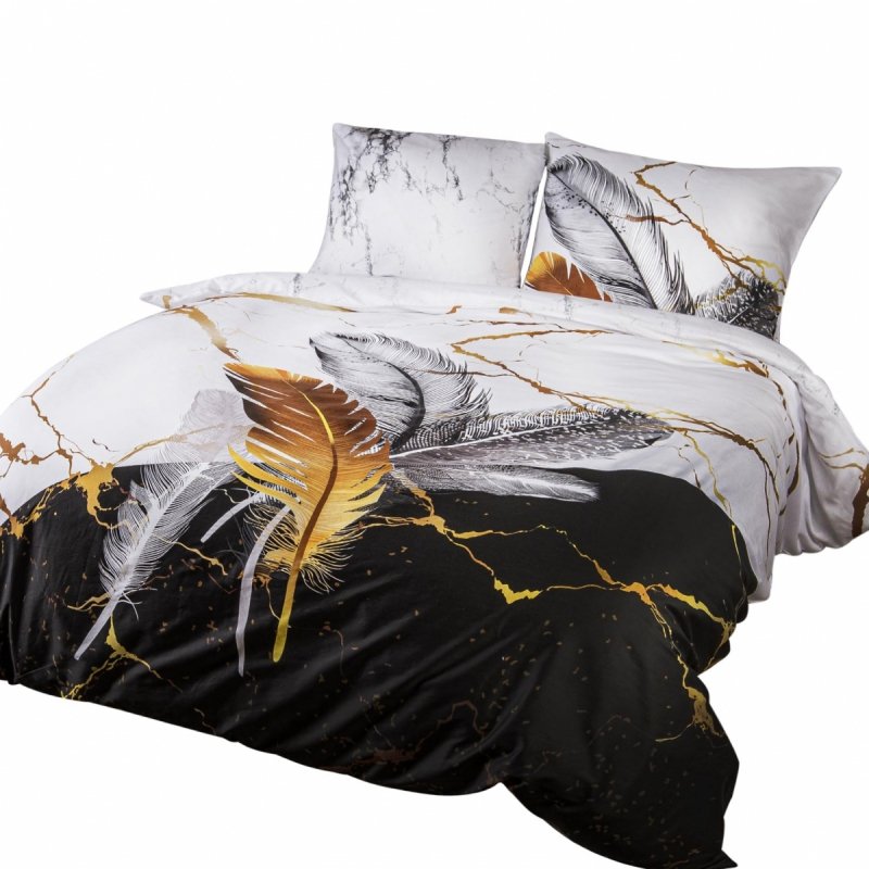 Pościel satynowa Darymex kolekcja Panel 160x200 wz. 22404