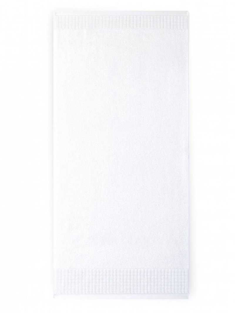 Ręcznik z bawełny egipskiej PAULO 3 70x140 wz. biały