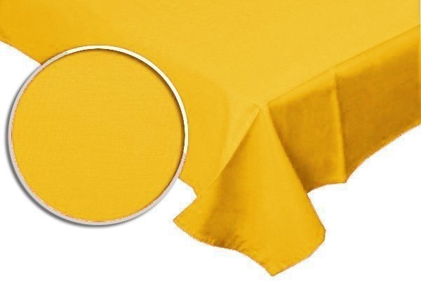 Prześcieradło RUBIN 100% bawełna 160x200 bez gumki wz. żółty 503/1