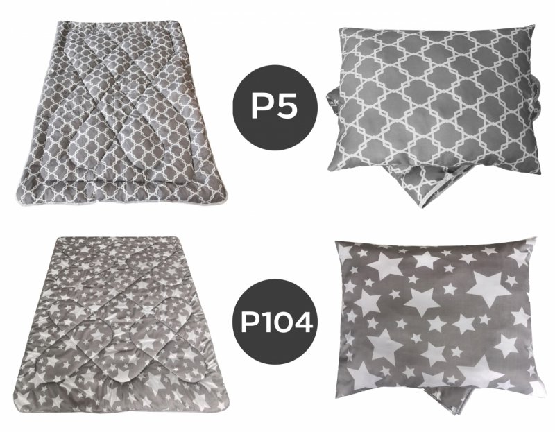 Kołdra poliestrowa LETNIA 140x200 + 1 poduszka 70x80 ProduktPolski