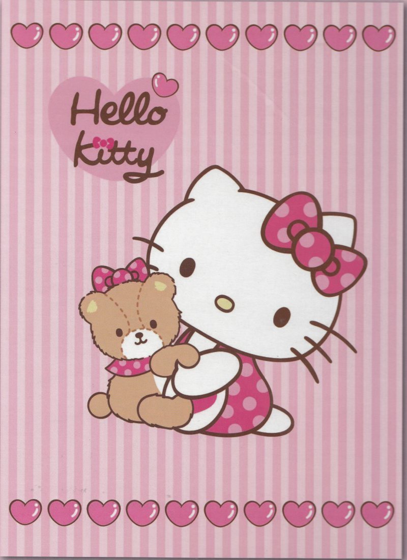 Koc Disney rozmiar 80x100 w pudełku wz. Hello Kitty 