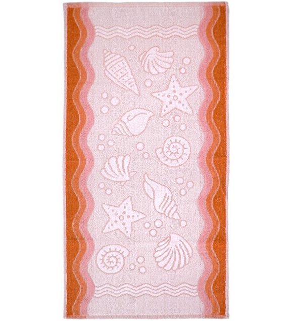 Ręcznik FLORA OCEAN 40x60 kolor brzoskwinia