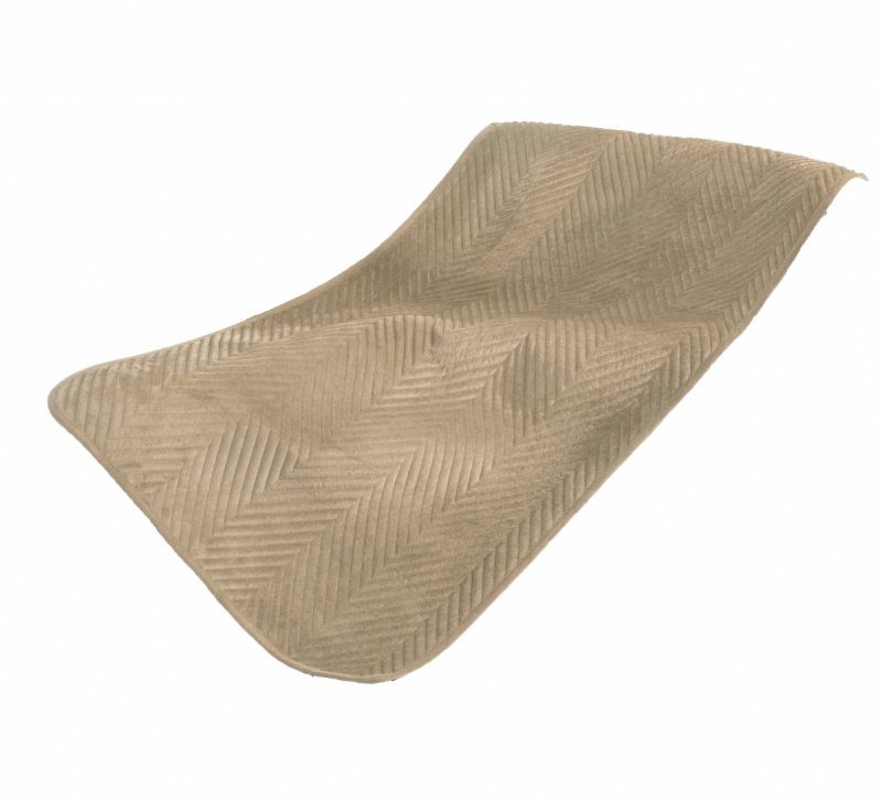 Miękka narzuta pikowana 100% mikrofibra na fotel 70x160 wz. NNW-2725 latte