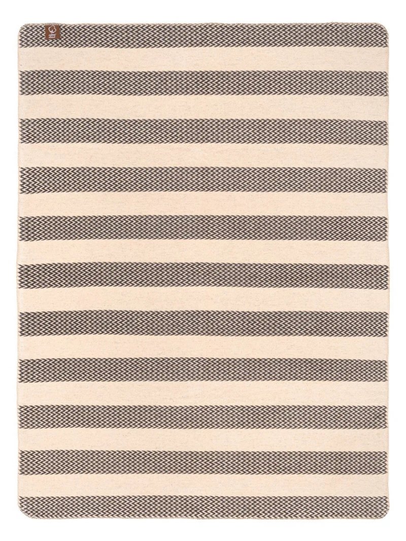 Koc Bawełniany 150x200 wz. 2143-3 Pasy w Zygzaki