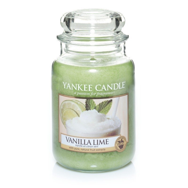 Świeca Yankee Candle Vanilla Lime - duży słoik