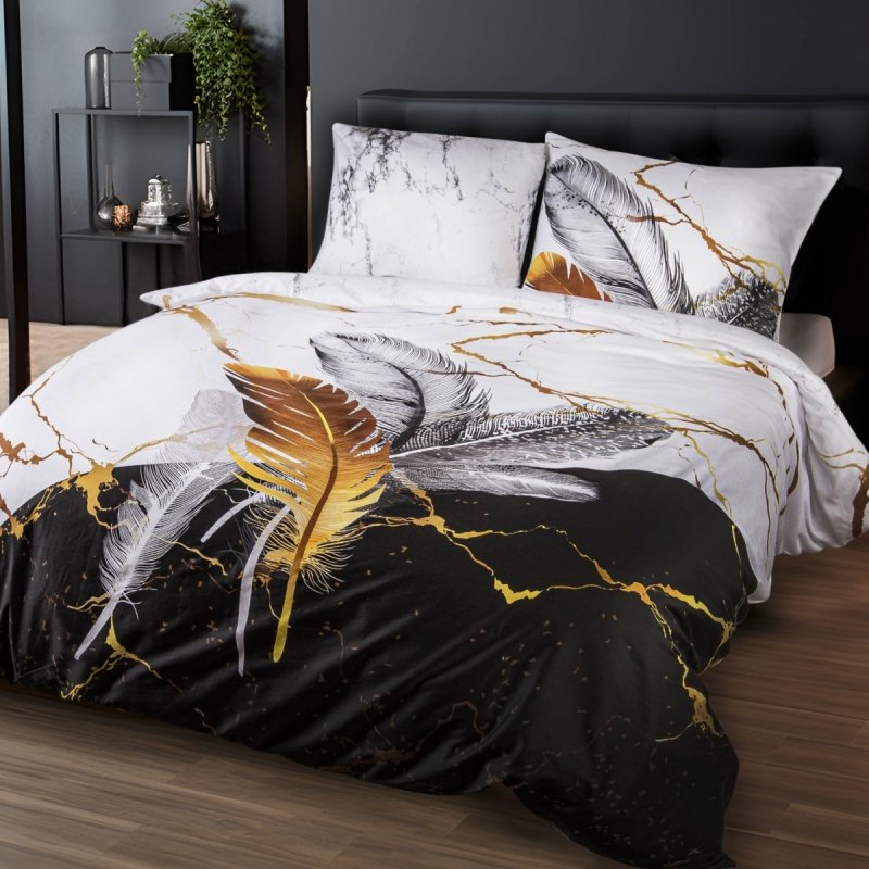 Pościel satynowa Darymex kolekcja Panel 160x200 wz. 22404