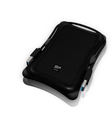 Dysk zewnętrzny HDD Silicon Power Armor A30 (1TB; 2.5&quot;; USB 3.2; 5400 obr/min; Black; SP010TBPHDA30S3A)