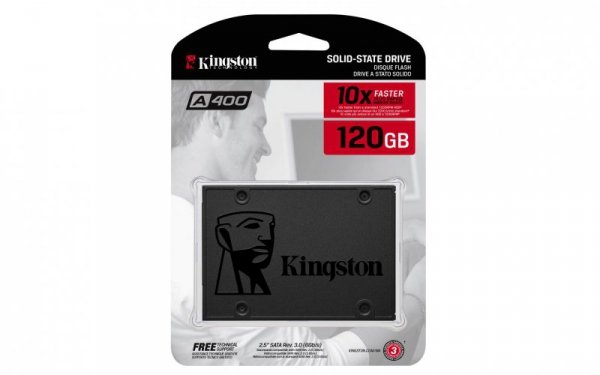 Dysk SSD Kingston A400 (120GB; 2.5&quot;; SATA 3.0; SA400S37/120G)