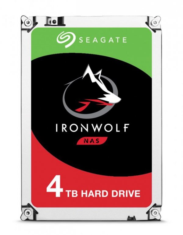 Dysk HDD Seagate IronWolf ST4000VN008 (4 TB ; 3.5&quot;; 64 MB; 5900 obr/min)