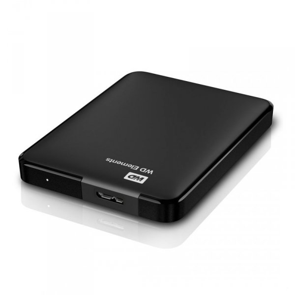Dysk zewnętrzny HDD WD Elements Portable WDBUZG0010BBK-WESN (1 TB; 2.5&quot;; USB 3.0; 5400 obr/min; kolor czarny)
