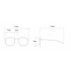 Okulary przeciwsłoneczne unisex romb OK208BR