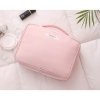 Kosmetyczka rozkładana elegancka kuferek etui pudrowy róż KS87