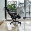 Fotel gamingowy obrotowy STUDENT, podnóżek i poduszka masująca KO23CZ