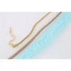 NASZYJNIK CHOKER KORONKA - NIEBIESKI N520N