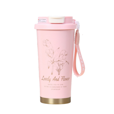 KUBEK TERMICZNY z uchwytem i ustnikiem, przenośny 550ml BD28WZ2