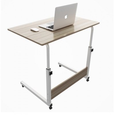 Mobilne biurko stolik pod laptop tablet, regulowane na kółkach STL03WZ4
